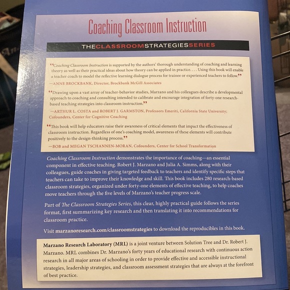 Coaching Classroom Instruction paperback - Picture 2 of 3